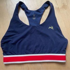 Tracksmith run bra in navy EUC